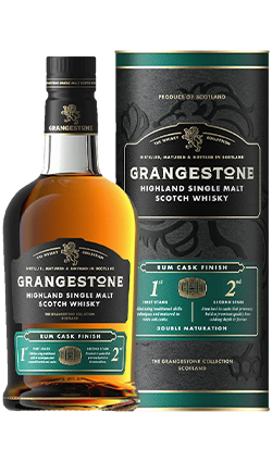 Grangestone Single Malt RUM Cask Finish Whisky 700ml (green)