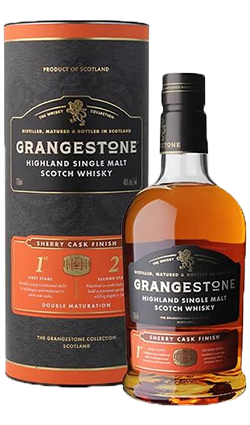 Grangestone Single Malt SHERRY Cask Finish Whisky 700ml (orange)