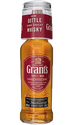 Grants Scotch Whisky 1000ml with glass