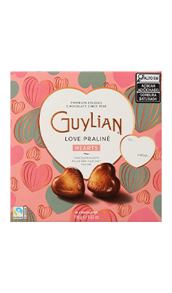 Guylian Praline Hearts 168g (BB 06/01/27) RRP $15.99