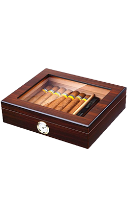 Handmade Cigar Humidor Walnut Cigar Desktop Box