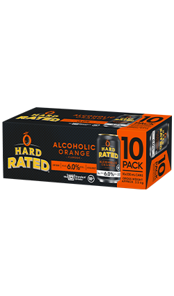 Hard Rated Orange 6% 330ml 10pk