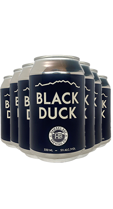 Hawkes Bay Black Duck Dark Ale 5% 330ml 24pk CANS