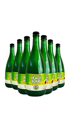Hawkes Bay Peach Bomb 12 PACK 620ml BOTTLES