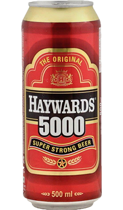 Haywards 5000 Indian Premium Beer SINGLE 500ml CAN 6.5% (BB22.11.25)