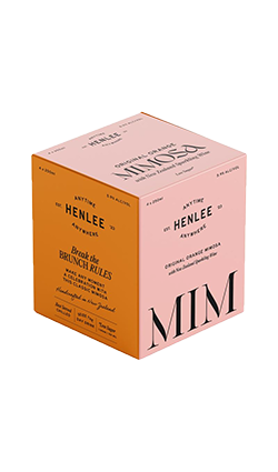 Henlee Orange Mimosa 4pk 250ml CANS