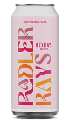 DAMAGED Heyday Radler Rays Grapefruit Radler 440ml Can BB 18/11
