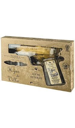 Hijos De Villa Tequila Reposado Pistol 200ml + 2 Glasses