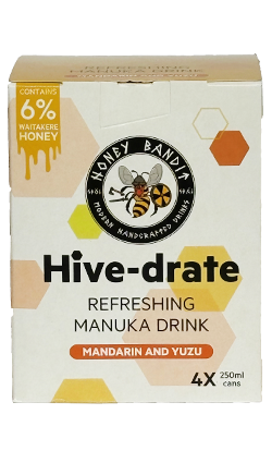 Honey Bandit Hive-drate Manuka Drink 4pk