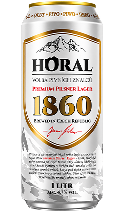 Horal 1860 Premium Pilsner Lager 4.8% 1000ml