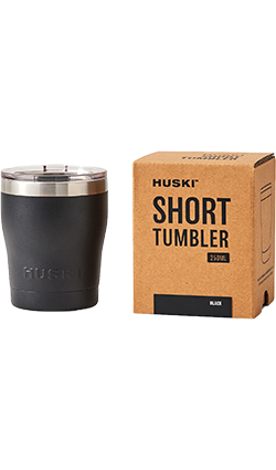 Huski Short Tumbler 2.0 250ml (Black)