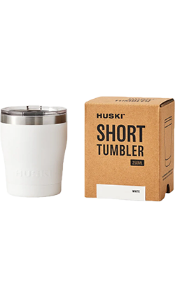 Huski Short Tumbler 2.0 250ml (White)
