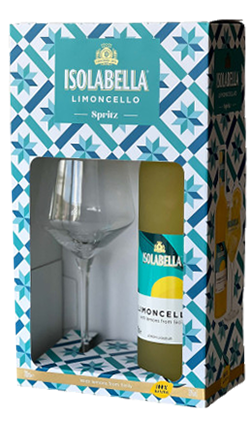 Isolabella Limoncello 700ml + Glass