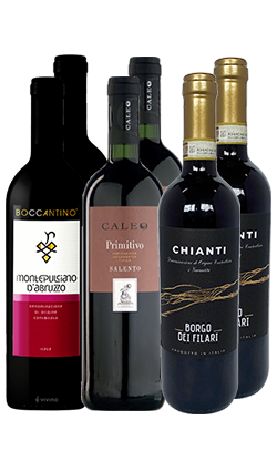 Italian Mixed Pack (wines retail for $110)