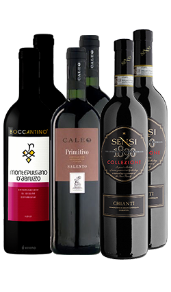 Italian Mixed Pack (wines retail for $106)
