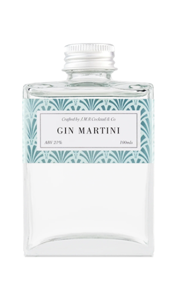 JMR Cocktail Gin Martini 100ml