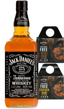 Jack Daniels 1000ml + Rub