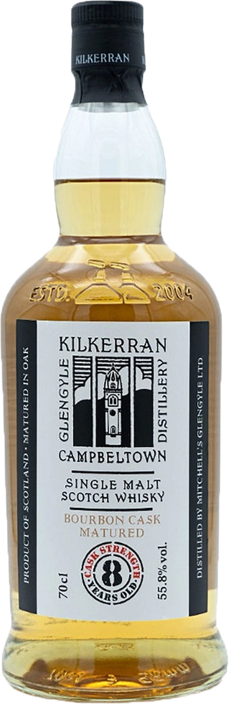 BALLOT Kilkerran Campbeltown 8YO Bourbon Cask Matured 55.6% 700ml