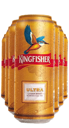 DAMAGED Kingfisher ULTRA 500ml Can 23pk ONLY
