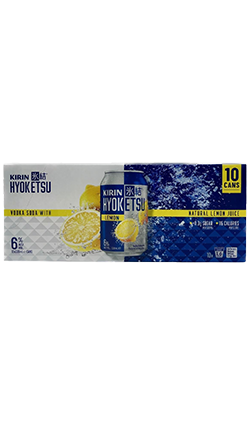 Kirin Hyoketsu Lemon 330ml 10pk Cans