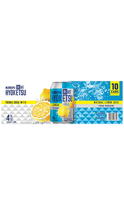 Kirin Hyoketsu Lemon 4% 330ml 10pk Cans (Light Blue)