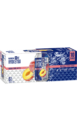 Kirin Hyoketsu PEACH 330ml 10pk Cans