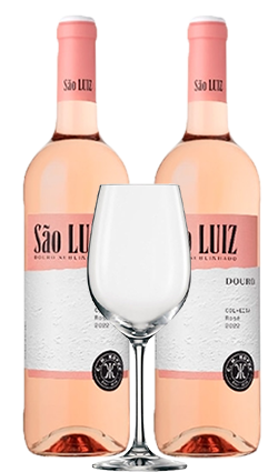 Kopke Sao Luiz ROSE 750ml 2022 x 2 + Glass