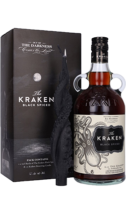 Kraken Rum 1000ml Candle Giftpack