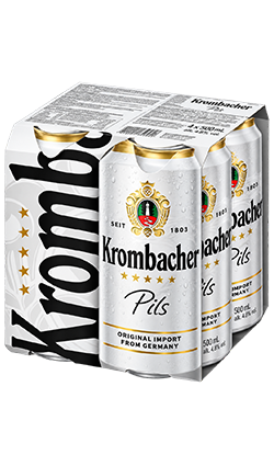 Krombacher Pilsner 4.8% 500ml 4pk