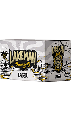Lakeman Lager 330ml 6pk CANS