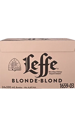 Leffe Blonde 330ml 24pk Bottles