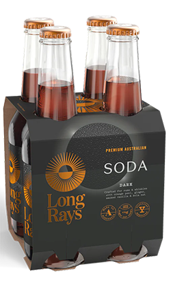 Long Rays DARK Soda 275ml 4pk