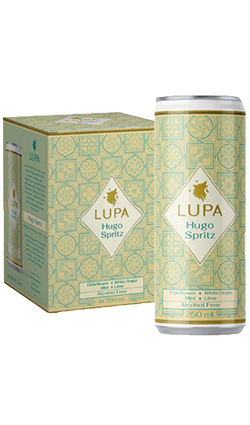 Lupa Hugo Spritz Non Alc 250ml 4pk Cans