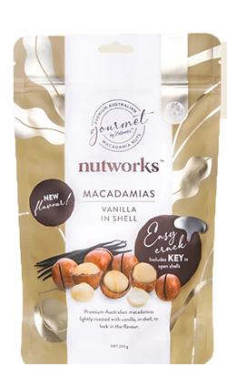 Nutworks Macadamias Vanilla in Shell 200g