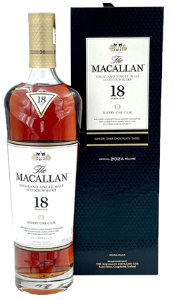 Macallan 18YO Sherry Oak 2024 Release 700ml