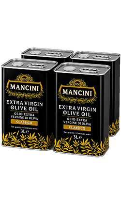 Mancini Extra Virgin Olive Oil Tin CASE - 4 x 3000ml