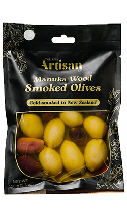 Manuka Smoked Olives 150gm