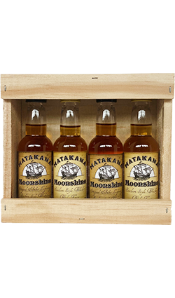 Matakana Moonshine Miniature Wooden Gift Set 4 x 50ml