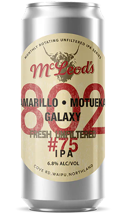 McLeods 802 #75 Amarillo Motueka Galaxy 440ml