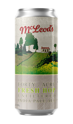 McLeods Forty Acre Fresh Hop Unfiltered IPA 440ml