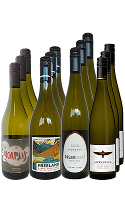 Mixed Case Central Otago Pinot Gris (12 bottles)