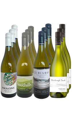 Mixed Case Pinot Gris - 12 bottles (wines retail for over $180)