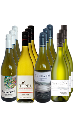 Mixed Case Pinot Gris - 12 bottles (wines retail for over $180)