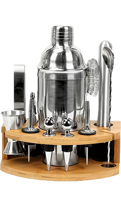 Mixology Bartender Kit: 10-Piece Bar Tool Set