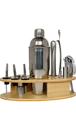 Mixology Bartender Kit: 10-Piece Bar Tool Set