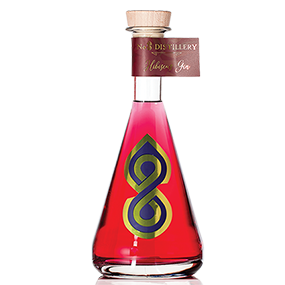 DAMAGED No 8 Distillery Hibiscus Pink Gin 700ml