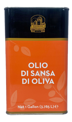 Olive Pomace Oil Frediani Del Greco Tin 3.785 Ltr
