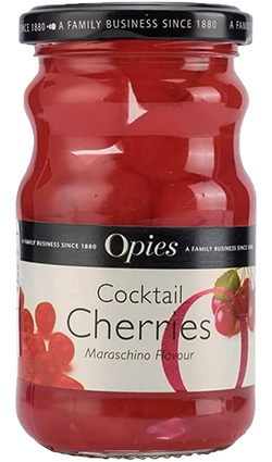 Opies Cocktail Cherries -STEMLESS 225G