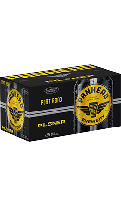 Panhead Port Road Pilsner 330ml 6Pk CANS