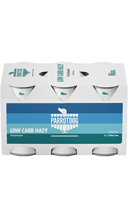 DAMAGED Parrotdog Greyhound Low Carb Hazy 330ml 6pk CAN BB 01/26